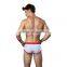 Vogue men underwear boxers shorts cotton luxury brand design cuecas boxer golden tight waistband men truck quality underpants