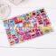 3D pop-up sticker children toy adom stikcer with crystal kinds education puffy DIY sticker glittle sticker