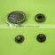 newest hot sale fashion leather jacket metal snap buttons for fur jacket coat
