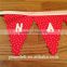 Custom Letters XMAS DIY Letters & Choose Your Own Letters Bunting, Welsh Christmas Bunting For Decor Gift