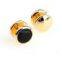 Gold-plated Black Jewelry Studs
