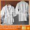 white color cheap oem microfiber bathrobe for men