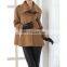 Fashion ladies' knitted cashmere winter coat for sale