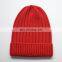 Hot China Supplier Knitted Kids Caps with Raccoon Fur Pompoms Christmas Hats