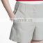 Women high waist linen cotton shorts linen shorts manufacturer