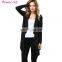 Irregular Hem Drape Front Open Cardigan Long Sleeve Casual Cardigans