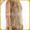 Cashmere Raccoon Fur Waistcoat Cheap Fur Vest Fur Trim