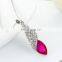 colorful reinstone crystal necklace Desert light necklace full crystal alloy necklace