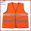 NEWEST Hi-vis reflective tape Roadway Orange warning vest