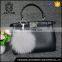 High quality luxury bright coloured fox fur ball bag charm
