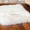 Factory wholesale square and round sheep skin rug