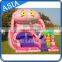 Cartoon Types Inflatable Water Slides , Family Sizes Inflatable Water Park For Kids