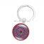 Cheap Geometry Jewelry Art Glass Pendant Keychain for Women Gifts Jewelry
