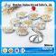wedding decoration mirrors vintage silver plating compact mirror