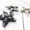 Hot Sale Star Rhinestone Patch Beaded Embroidery Applique Patches for Clothes