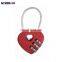 NEWMAN CP8026 3 Digit Love Heart Shape Password Combination Padlock,Uncuttable Luggage Zinc Alloy Lock