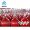 Different sizes and colors seamless steel gas cylinder valve high pressure 80L gas bottle co2 bottle