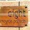 Customized outdoor corten steel metal house number signs road signs