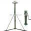 5m-18m heavy duty hurry up mobile antenna hand winch telescopic masts pole