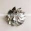 K16 7+7 Blades 54.64/71.00mm Overall Height:31.00mm Turbocharger Milling/aluminum 2618/billet Compressor Wheel