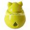 Manufacturer low price eco-friendly cute pet dog food dispensing ball tumbler toy