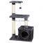 China Customized Design Plush Wooden Pet Condo Tower Supplier Furniture Factory Toys Cat Scratcher Tree House Tower