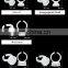 Disposable Eyelash Extension Glue Liquid Holder Rings For Tattoo