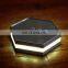 2020 USB Charging rechargeable  Led Decoration Design night lighting Mirror Alarm Clock
