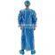 EN 13795 Isolation Gowns Medical Disposable Hospital Patient Blouse Surgical Blue