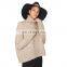 Женский кружевной воротник из cashmere wool, модный свитер с свободной вязью и кружевным воротником