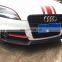 Уплотнитель переднего бампера купе Audi Quattro 2D Coupe TTS 08 - 14 модели Carbon Fiber TTRS