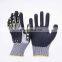CE certified Cut and Impact Resistant Gloves Excellent Grip Sandy Nitrile Coated Anti Impact Gloves Anti-vibration Gloves