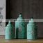 China antique Porcelain Custom Home Kitchen Storage Ceramic Dry fruit Jars with Lids