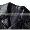 New design  Fashion Leather Jacket Men Autumn Turn-down Collar Slim fit Male Leather Jacket Coats Plus Size M-5XL