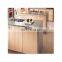 Pre assembled wooden wall hanging kitchen cabinet units