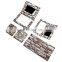 Popular wholesale magnetic single layer flip top makeup palette best for eyeshadows holder