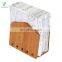 Expandable Paper Towel and Napkin Holder Bamboo For Large and Small Napkins Storage Dispenser