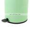 New design color powder coating waste bin with lid and cover soft close pedal bin kitchen trash can