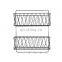 2 tier metal black bathroom wire rack shelf wire shelving display rack