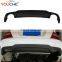 W204 C300 style PP plastic rear bumper diffuser for Mercedes Benz C class C300 style  2012-2014