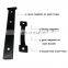 Garage Door Magnetic Decorative Hardware Kit Color Black 6 PCS Carriage Accents Faux Hinges and Handle