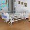 Icu Electrical 3 Cranks Hospital Ward Patient Reclinable Multi Function Bariatric Fowler Bed With Alloy Railings