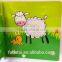 FDT customized creative baby animal soft touch and feel board book