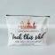 Bolsas Y Estuches De Cosmeticos Bridesmaid Floral Makeup Brush Pouch Sublimation Cosmetic Packaging Bag