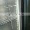Large soda drinks bar cooler, glass door can beverage refrigerator