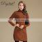 Inner Mongolia Ordos Women's 100% Pure Cashmere High Neck Sweater Dress