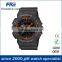 2015 hot sales abs water resisting sports watch with multi time display abs sport watch for young