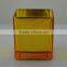 gold cube mirror glass tea light holder chinese christmas decorations