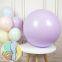 Best Price Large Big Latex Rubber Inflatable Helium Air Macaroon Color Thick Pastel Blue Colored 36 Inches Balloon