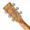 YAN 36-inch Round Body Spruce Solid Top Nanyang Backsides Mahogany Natural Color Folk Guitar Acoustic Guitar Factory SM-68